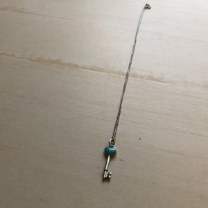 Tiffany & Co. heart key pendant necklace
